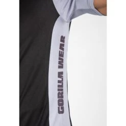 Gorilla Wear Camiseta Hornell Negra - Gris -Equipo De Fitness camiseta hornell negra gris 4