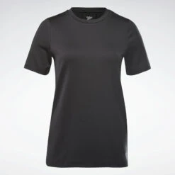 Camiseta Manga Corta Mujer Reebok Workout Ready Speedwick Negro -Equipo De Fitness camiseta manga corta mujer reebok workout ready speedwick negro 1
