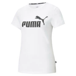 Camiseta Mujer PUMA Essentials Logo Gris -Equipo De Fitness camiseta mujer puma essentials logo blanco
