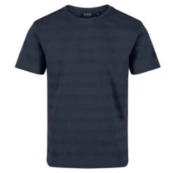 Regatta Camiseta Prestyn De Rayas Para Hombre Marino