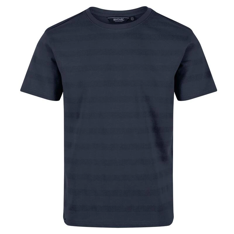 Regatta Camiseta Prestyn De Rayas Para Hombre Marino 3 Regatta Camiseta Prestyn De Rayas Para Hombre Marino