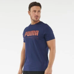 CAMISETA PUMA FITNESS ALGODÓN PEACOAT- HOMBRE