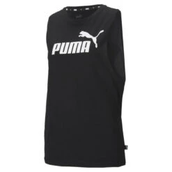 Camiseta Sin Mangas Mujer PUMA Cut Off Essentials Logo Negro