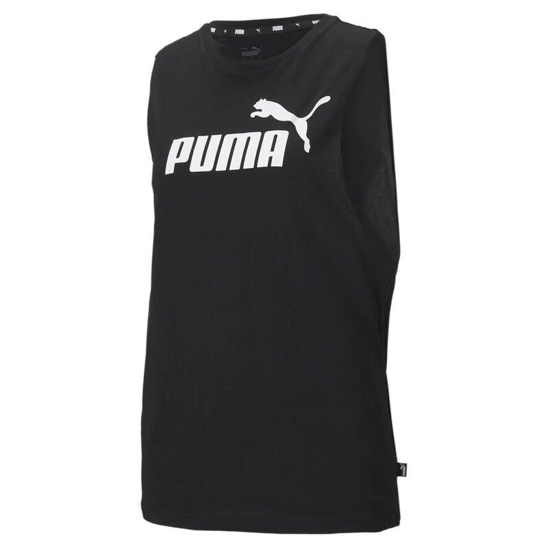 Camiseta Sin Mangas Mujer PUMA Cut Off Essentials Logo Negro 3 Camiseta Sin Mangas Mujer PUMA Cut Off Essentials Logo Negro