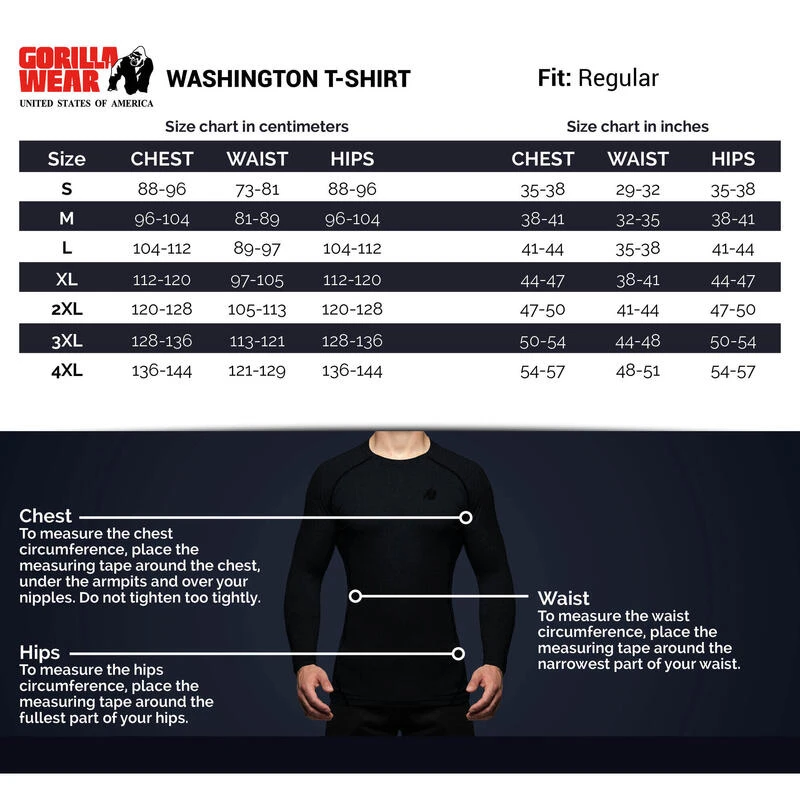 Gorilla Wear Camiseta Sin Mangas - Washington - Negro 7 Gorilla Wear Camiseta Sin Mangas - Washington - Negro - Imagen 5