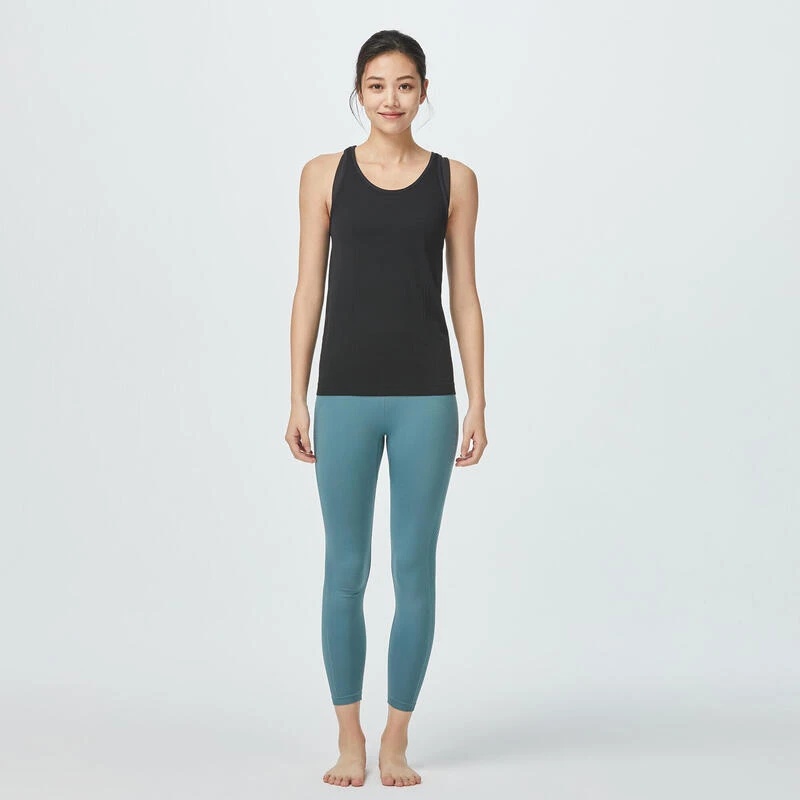 Camiseta Yoga Dyn Sin Mangas Sin Costuras Mujer Negro 5 Camiseta Yoga Dyn Sin Mangas Sin Costuras Mujer Negro - Imagen 3