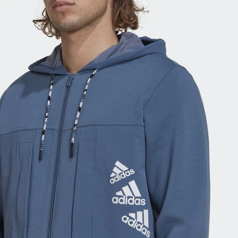 ADIDAS Chaqueta Con Capucha Essentials BrandLove Fleece 7 ADIDAS Chaqueta Con Capucha Essentials BrandLove Fleece - Imagen 5