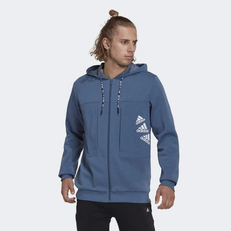 ADIDAS Chaqueta Con Capucha Essentials BrandLove Fleece 3 ADIDAS Chaqueta Con Capucha Essentials BrandLove Fleece