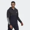 ADIDAS Chaqueta Con Capucha Essentials Colorblock Fleece -Equipo De Fitness chaqueta con capucha essentials colorblock fleece