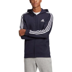ADIDAS Chaqueta Con Capucha Essentials Fleece 3 Bandas 11 ADIDAS Chaqueta Con Capucha Essentials Fleece 3 Bandas -Equipo De Fitness chaqueta con capucha essentials fleece 3 bandas 10