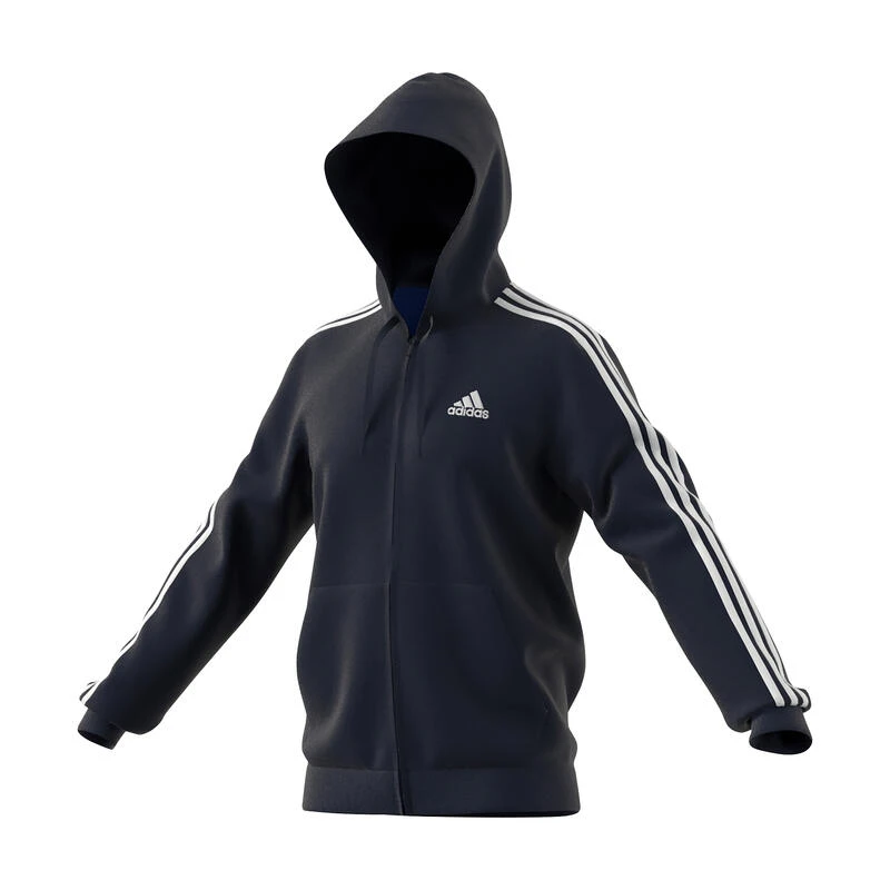 ADIDAS Chaqueta Con Capucha Essentials Fleece 3 Bandas 6 ADIDAS Chaqueta Con Capucha Essentials Fleece 3 Bandas - Imagen 4