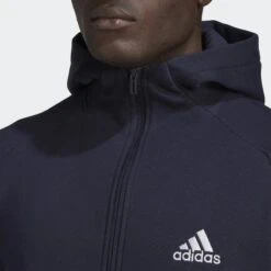 ADIDAS Chaqueta Con Capucha Essentials For Gameday Fleece -Equipo De Fitness chaqueta con capucha essentials for gameday fleece 4