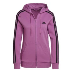 ADIDAS Chaqueta Con Capucha Essentials French Terry 3 Bandas -Equipo De Fitness chaqueta con capucha essentials french terry 3 bandas 2