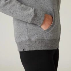Chaqueta Fitness Con Capucha Mujer Domyos 500 Gris -Equipo De Fitness chaqueta fitness con capucha mujer domyos 500 gris 4