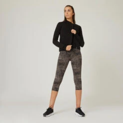 Chaqueta Fitness Con Cremallera Mujer Domyos 560 Negro 9 Chaqueta Fitness Con Cremallera Mujer Domyos 560 Negro -Equipo De Fitness chaqueta fitness con cremallera mujer domyos 560 negro 2