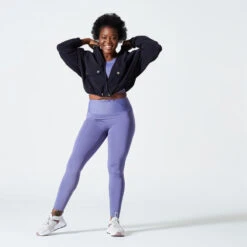 Chaqueta Fitness Negro Amplia Capucha -Equipo De Fitness chaqueta fitness negro amplia capucha 1