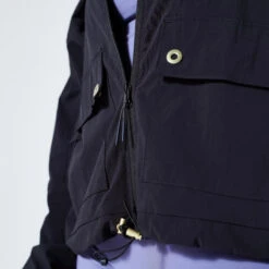 Chaqueta Fitness Negro Amplia Capucha -Equipo De Fitness chaqueta fitness negro amplia capucha 3