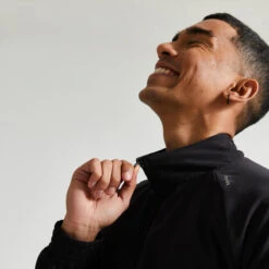 Chaqueta Fitness Transpirable Hombre Domyos Negro -Equipo De Fitness chaqueta fitness transpirable hombre domyos negro 4