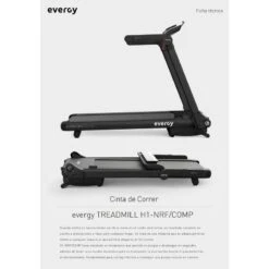 CINTA DE CORRER EVERGY PLEGABLE / INCLINABLE H1 -Equipo De Fitness cinta de correr evergy plegable inclinable h1 2