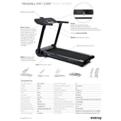 CINTA DE CORRER EVERGY PLEGABLE NRF 9 CINTA DE CORRER EVERGY PLEGABLE NRF -Equipo De Fitness cinta de correr evergy plegable nrf 3