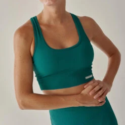 Conjunto Deportivo Top + Legging Jari De Canalé De Mujer Black Limba -Equipo De Fitness conjunto deportivo top legging jari de canale de mujer black limba 2