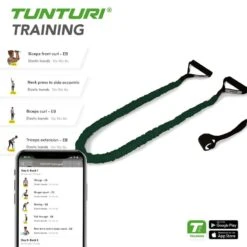 Entrenador De Suspensión Tunturi Con Funda Protectora - Ligero -Equipo De Fitness entrenador de suspension tunturi con funda protectora ligero 2