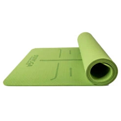 Esterilla De Yoga Antideslizante Alineaciones TPE Verde (Ecofrendly) -Equipo De Fitness esterilla de yoga antideslizante alineaciones tpe verde ecofrendly 2