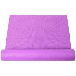 Esterilla De Yoga Antideslizante Basic Germany Lila (100% Poliester, Vinili HQ) -Equipo De Fitness esterilla de yoga antideslizante basic germany lila 100 poliester vinili hq 2