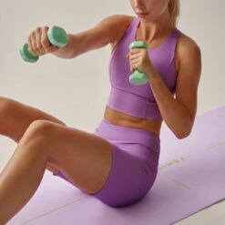 Esterilla De Yoga Antideslizante Black Limba Goa Lila 9 Esterilla De Yoga Antideslizante Black Limba Goa Lila -Equipo De Fitness esterilla de yoga antideslizante black limba goa lila 2