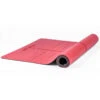 Esterilla De Yoga PU Pro Rojo - Lineas Posicionamento Y Alineación Orgánico -Equipo De Fitness esterilla de yoga pu pro rojo lineas posicionamento y alineacion organico