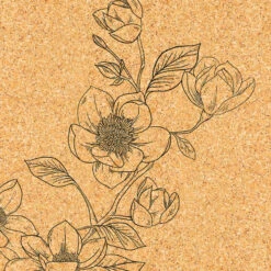 Esterilla Yoga Corcho Y Caucho Natural MAGNOLIAS + Correa + Bolsa De Transporte -Equipo De Fitness esterilla yoga corcho y caucho natural magnolias correa bolsa de transporte 4