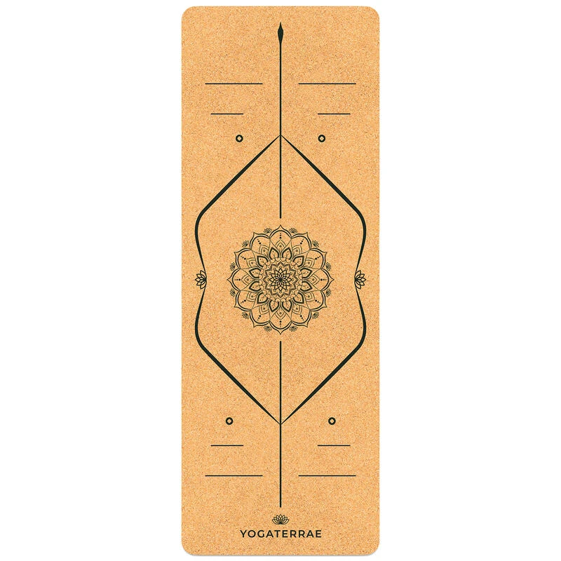 Esterilla Yoga De Corcho Y Caucho Natural + Correa De Transporte Y Estiramiento 5 Esterilla Yoga De Corcho Y Caucho Natural + Correa De Transporte Y Estiramiento - Imagen 3