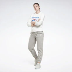 Jersey Cuello Redondo Reebok Identity Big Logo Fleece -Equipo De Fitness jersey cuello redondo reebok identity big logo fleece 2