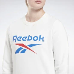 Jersey Cuello Redondo Reebok Identity Big Logo Fleece -Equipo De Fitness jersey cuello redondo reebok identity big logo fleece 4