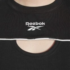 Reebok Jersey De Cuello Redondo Piping (talla Grande) -Equipo De Fitness jersey de cuello redondo piping talla grande 4
