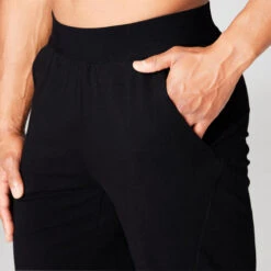 JOGGER PANTALÓN CHÁNDAL HOMBRE YOGA ECOFRIENDLY NEGRO 10 JOGGER PANTALÓN CHÁNDAL HOMBRE YOGA ECOFRIENDLY NEGRO -Equipo De Fitness jogger pantalon chandal hombre yoga ecofriendly negro 3