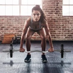 Juego De 2 Discos De Pesas Olímpicas 10 Kg SPORTNOW 32x32x4 Cm Negro -Equipo De Fitness juego de 2 discos de pesas olimpicas 10 kg sportnow 32x32x4 cm negro 1