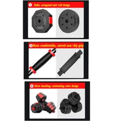 Juego De Mancuernas 2 En 1 Octogonal Fitness Tech De 20kg A 50kg 11 Juego De Mancuernas 2 En 1 Octogonal Fitness Tech De 20kg A 50kg -Equipo De Fitness juego de mancuernas 2 en 1 octogonal fitness tech de 20kg a 50kg 4