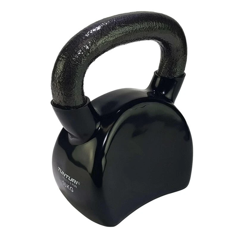 Tunturi Kettlebell Vinilo 4kg Gris 8 Tunturi Kettlebell Vinilo 4kg Gris - Imagen 6