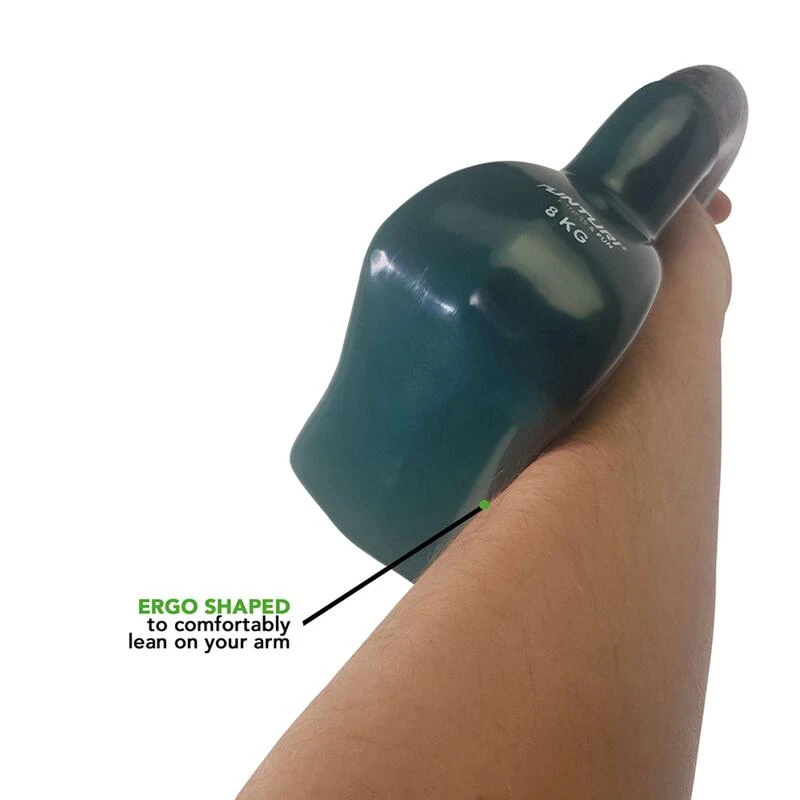 Tunturi Kettlebell - Vinilo - 8 Kg - Verde 7 Tunturi Kettlebell - Vinilo - 8 Kg - Verde - Imagen 5