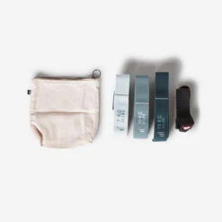 Kit 3 Bandas Elásticas Fitness Toneband Textil Resistencia 7-10-15 kg