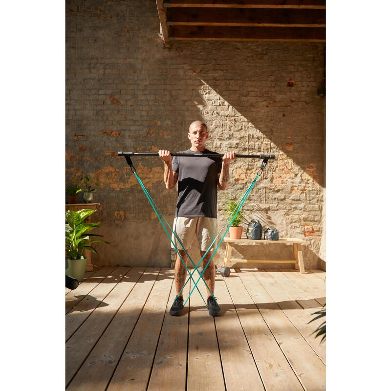 Kit Barra + bandas Elásticas 15 kg Corength 4 Kit Barra + bandas Elásticas 15 kg Corength - Imagen 2