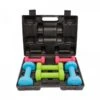 Kit Mancuernas Aerobic Fitness Gorilla Sports 12 Kg Con Estuche
