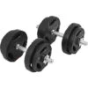 Kit Mancuernas Gorilla Sports Negro/Plateado 20 Kg 1 Kit Mancuernas Gorilla Sports Negro/Plateado 20 Kg -Equipo De Fitness kit mancuernas gorilla sports negroplateado 20 kg