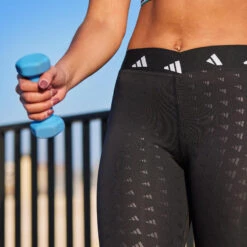 Leggings Fitness Cardio Adidas Brand Love Mujer Negro