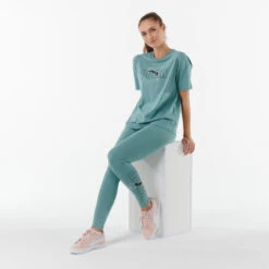 Leggings Fitness Puma Mujer Verde Algodón Largos -Equipo De Fitness leggings fitness puma mujer verde algodon largos 3