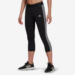Leggings Mallas Fitness 7/8 Mujer Adidas Essentials Negro