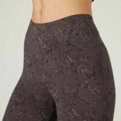 Leggings Mallas Fitness 7/8 Mujer Domyos Fit+ Gris 11 Leggings Mallas Fitness 7/8 Mujer Domyos Fit+ Gris -Equipo De Fitness leggings mallas fitness 78 mujer domyos fit gris 3