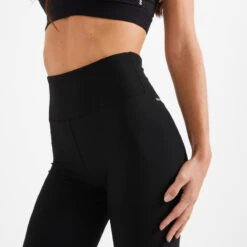 Leggings Mallas Fitness Ciclistas Talle Alto Mujer Domyos Negro -Equipo De Fitness leggings mallas fitness ciclistas talle alto mujer domyos negro 2