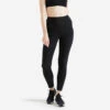 Leggings Mallas Fitness Largas Talle Alto Mujer Domyos Negro -Equipo De Fitness leggings mallas fitness largas talle alto mujer domyos negro 5
